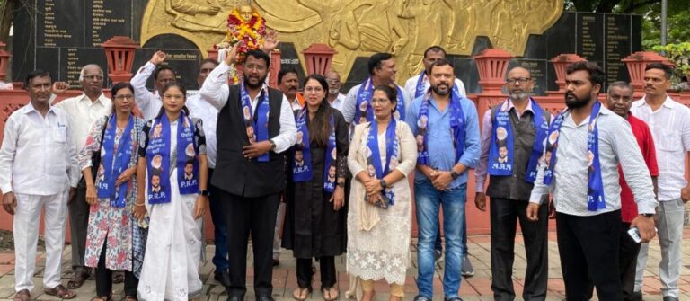 स्वाभिमानाच्या लढ्यात अण्णाभाऊंचे लेखन हे विचारांचे रणशिंग ठरले : जयदीप कवाडे