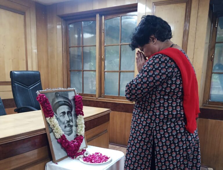 राजधानीत लोकमान्य टिळक जयंती साजरी
