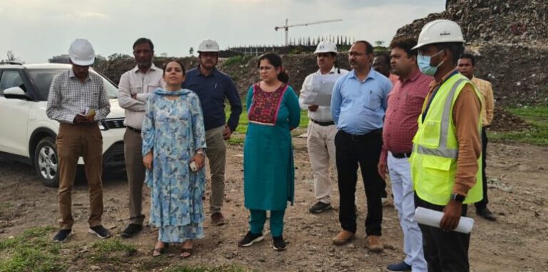 अतिरिक्त आयुक्त  वसुमना पंत यांनी केली भांडेवाडीतील विविध प्रकल्पाची पाहणी