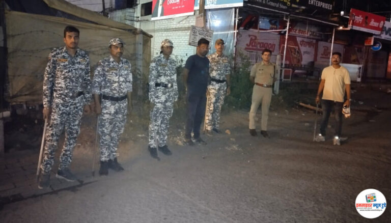 रात्र गस्त दरम्यान कोबींग ऑपरेशन राबवुन केले रेकॉर्डवरील गुन्हेगार चेक आणि नाकाबंदी करून तपासली वाहने