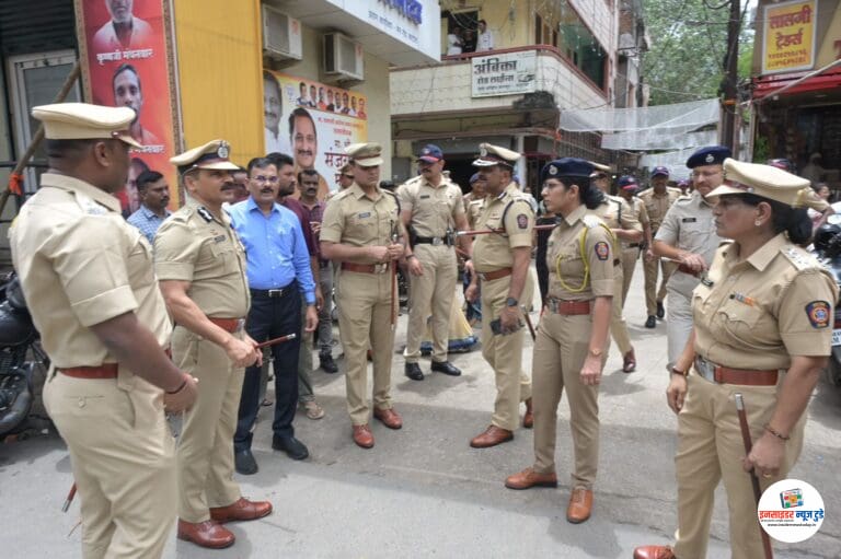 “पोलिस आयुक्त डॉ. सिंगल यांची मा मारबत मार्गांचा आढावा घेतला