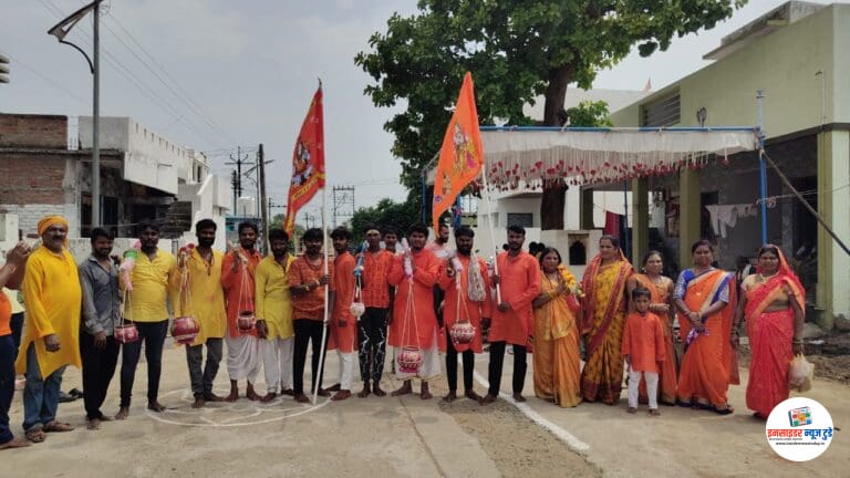 खापा येथे भव्य कावड यात्रेची सांगता