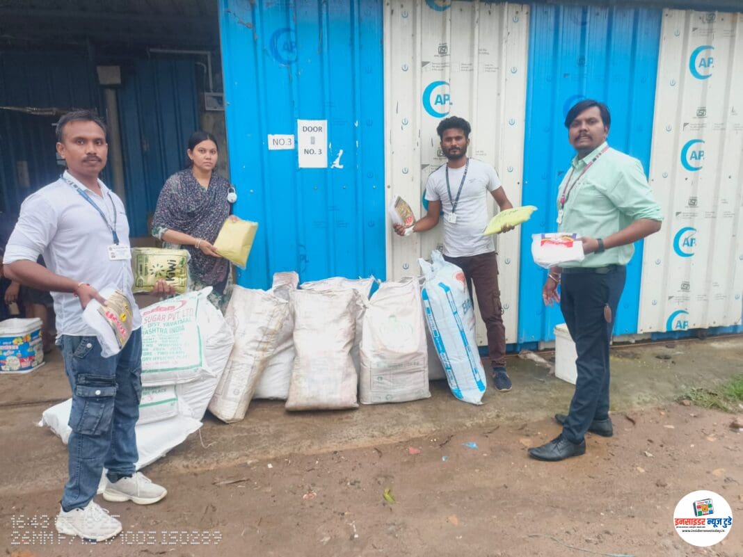 280 किलो प्लास्टीक जप्त 5 हजार रुपये दंड 280 किलो प्लास्टीक जप्त 5 हजार रुपये दंड