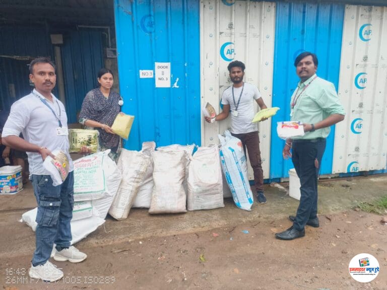 280 किलो प्लास्टीक जप्त 5 हजार रुपये दंड