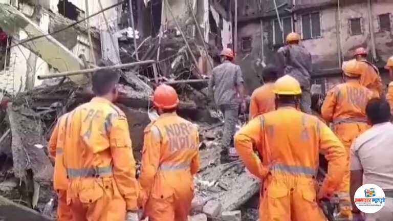 पालघरमध्ये मोठी दुर्घटना इमारतीचा भाग कोसळून दोघांचा मृत्यू ९ जखमी
