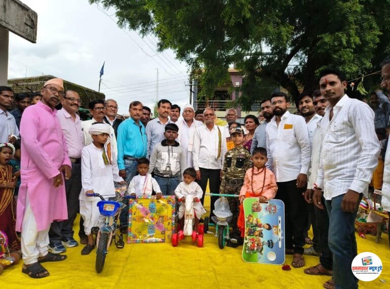 लोकेश दिवे मित्रपरिवार तर्फे चिखली (व) येथे तान्हा पोळा उत्साहात साजरा