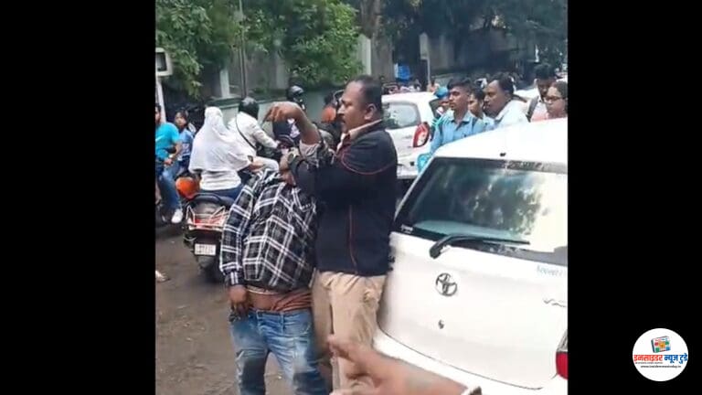 अतिक्रमण हटविताना युवकाने आत्मदहनाचा प्रयत्न; पोलिसांनी दाखवली तत्परता, वाचवले प्राण