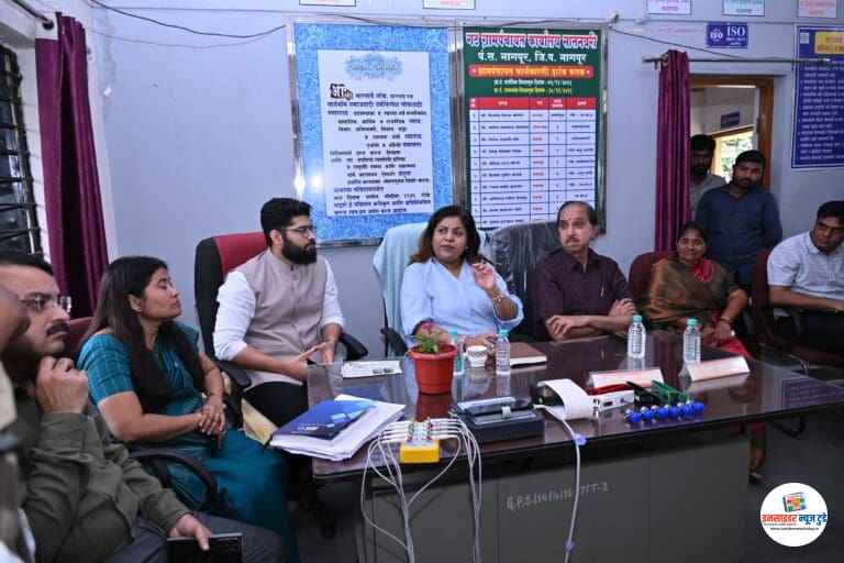 पहिल्या स्मार्ट इंटेलिजंट सातनवरी या गावातील  डिजिटल उपक्रमामध्ये ग्रामस्थानांचा सहभाग आवश्यक -विजयलक्ष्मी बिदरी