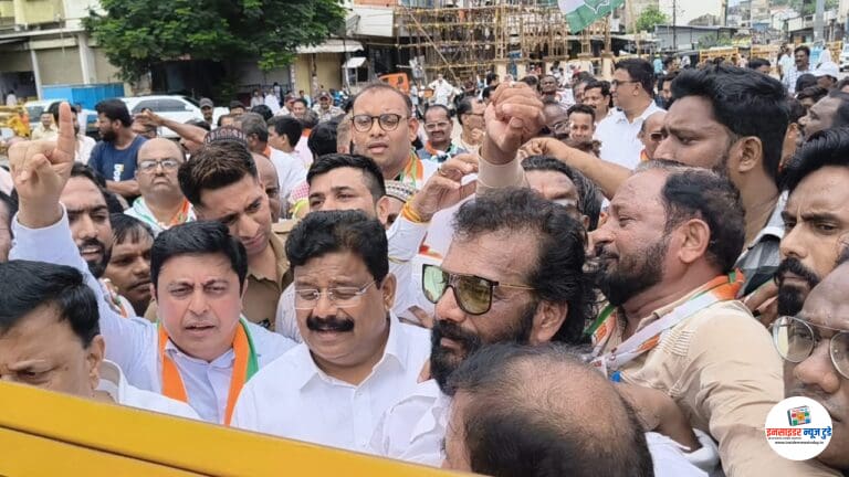 जनसंपर्क कार्यालयावर हल्ला करणाऱ्यांवर गंभीर गुन्हे दाखल करा!