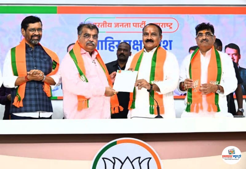 तुषार भारतीय यांचा भाजपामध्ये पुन्हा प्रवेश ; निलंबन रद्द तुषार भारतीय यांचा भाजपामध्ये पुन्हा प्रवेश ; निलंबन रद्द