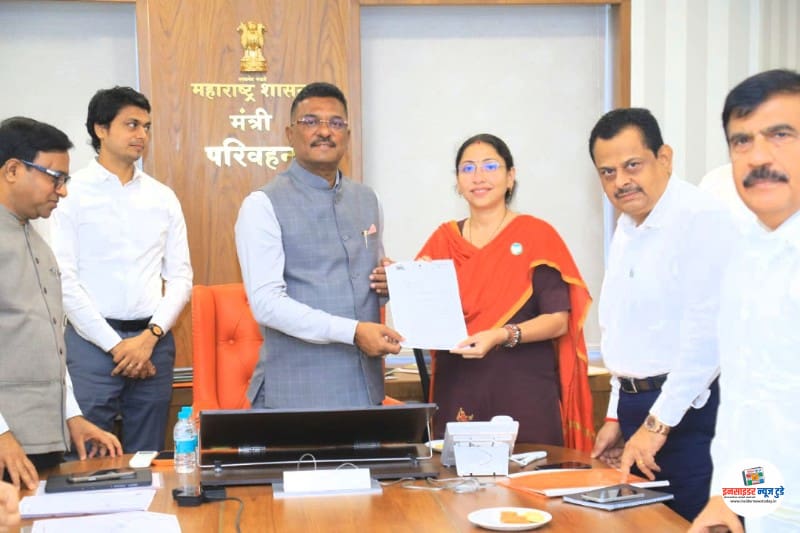 वसई – विरार महानगरपालिका क्षेत्रात मीटर आधारित टॅक्सी सेवेसाठी १५ नोव्हेंबरपर्यंत मुदत – परिवहन मंत्री प्रताप सरनाईक वसई – विरार महानगरपालिका क्षेत्रात मीटर आधारित टॅक्सी सेवेसाठी १५ नोव्हेंबरपर्यंत मुदत – परिवहन मंत्री प्रताप सरनाईक
