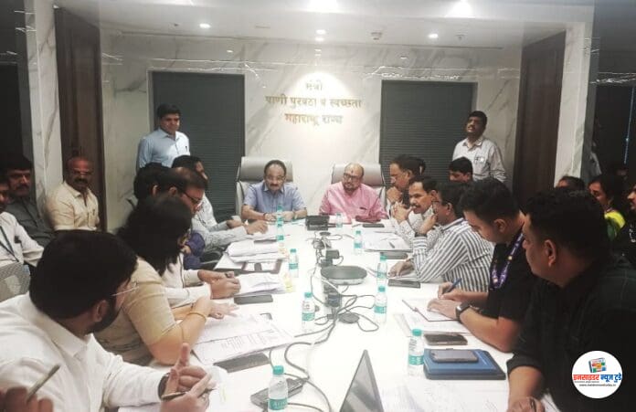 मा.पाणीपुरवठामंत्रीयांच्याउपस्थितीतमांढरदेवी,पाचगणीयोजनेबाबतबेठक1_copy_800x518