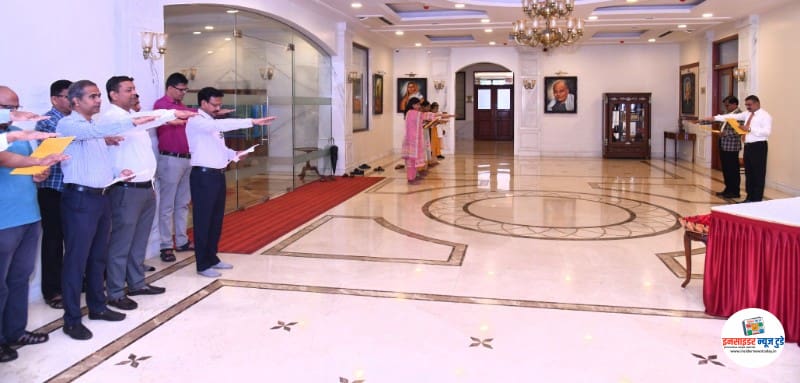 Raj Bhavan pays tribute to Sardar Vallabhbhai Patel, Indira Gandhi Raj Bhavan pays tribute to Sardar Vallabhbhai Patel, Indira Gandhi