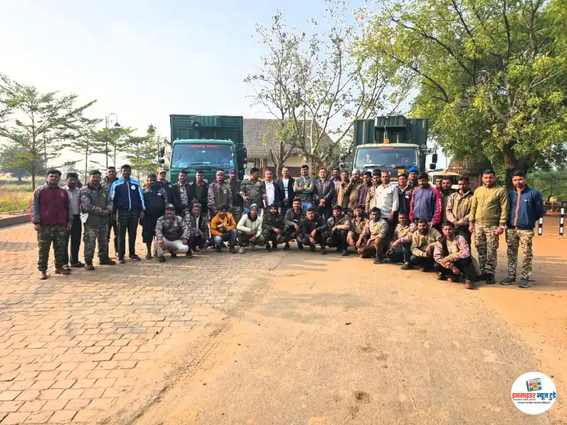 ताडोबा मधील 63 चितळ नवेगाव-नागझीरा व्याग्र अभारण्यात ताडोबा मधील 63 चितळ नवेगाव-नागझीरा व्याग्र अभारण्यात