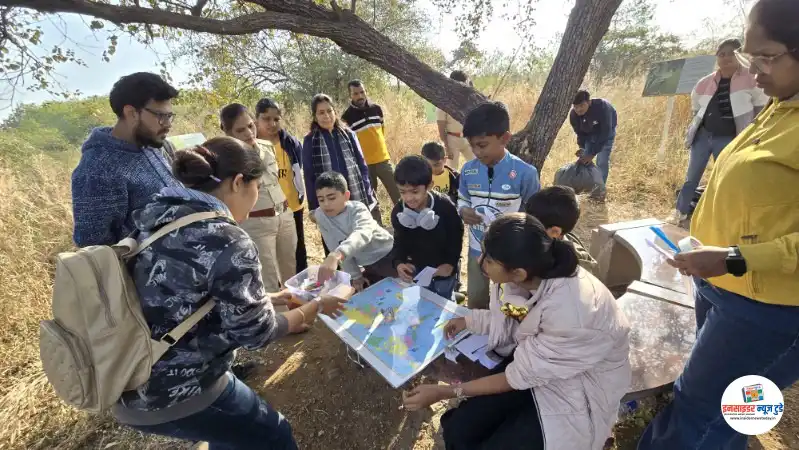 Nature Walk Helps Children Learn About Biodiversity at Ambazari Nature Walk Helps Children Learn About Biodiversity at Ambazari
