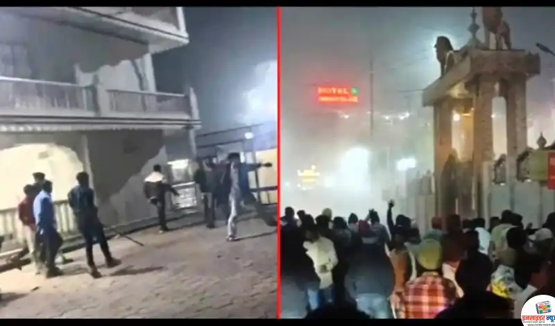 धुले में गुरुद्वारे की गद्दी पर बवाल, सड़क पर चलीं लाठियां धुले में गुरुद्वारे की गद्दी पर बवाल, सड़क पर चलीं लाठियां