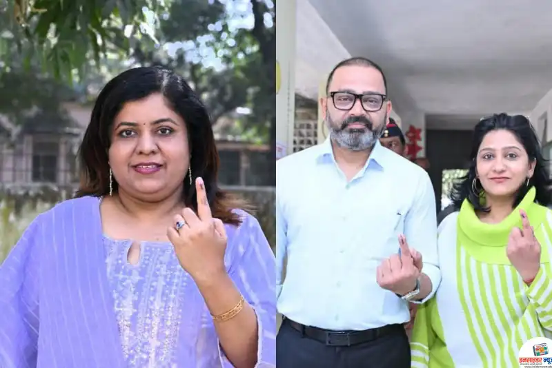 विभागीय आयुक्त आणि जिल्हाधिकारी यांनी बजावला मतदानाचा हक्क विभागीय आयुक्त आणि जिल्हाधिकारी यांनी बजावला मतदानाचा हक्क