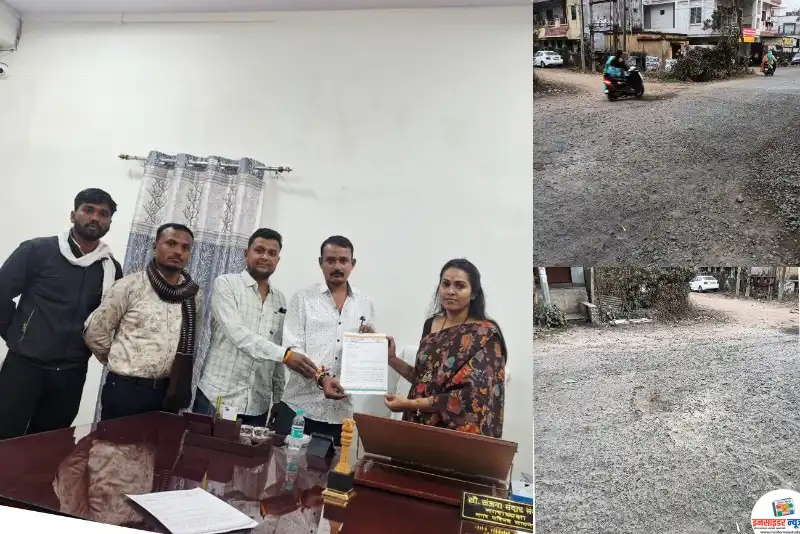 मुख्य सड़क के निर्माण की मांग को लेकर युवक कांग्रेस का ज्ञापन मुख्य सड़क के निर्माण की मांग को लेकर युवक कांग्रेस का ज्ञापन