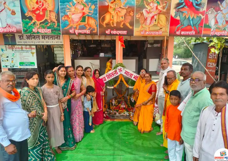 जय शितला माता मंदीरात नवरात्रोत्सवाची सुरूवात जय शितला माता मंदीरात नवरात्रोत्सवाची सुरूवात