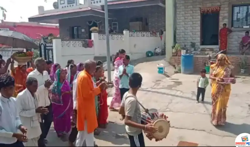 दुर्गा मंदीर येथे परंपरागत घट विसर्जन करून चैत्र नवरात्र संपन्न दुर्गा मंदीर येथे परंपरागत घट विसर्जन करून चैत्र नवरात्र संपन्न