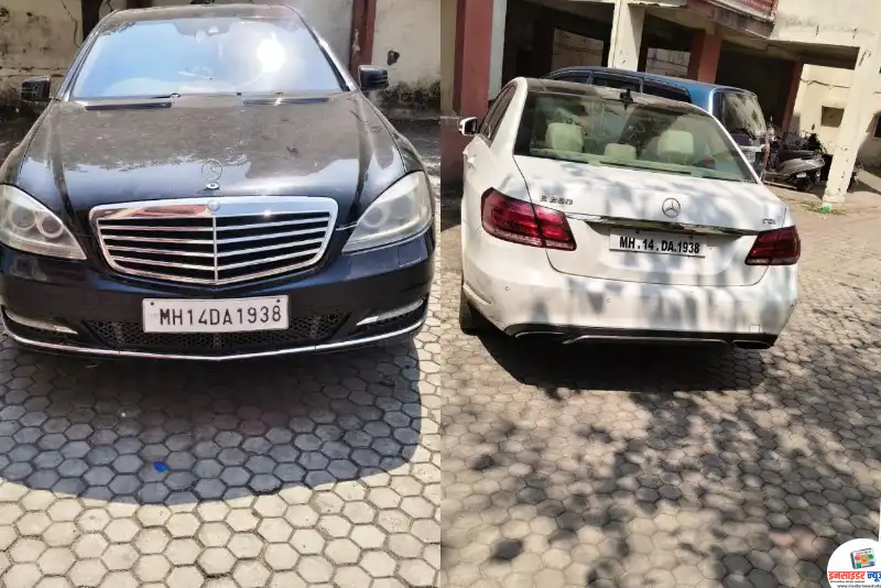 एकाच नंबर प्लेट च्या दोन मर्सिडीज कार चालकावर गुन्हा दाखल एकाच नंबर प्लेट च्या दोन मर्सिडीज कार चालकावर गुन्हा दाखल