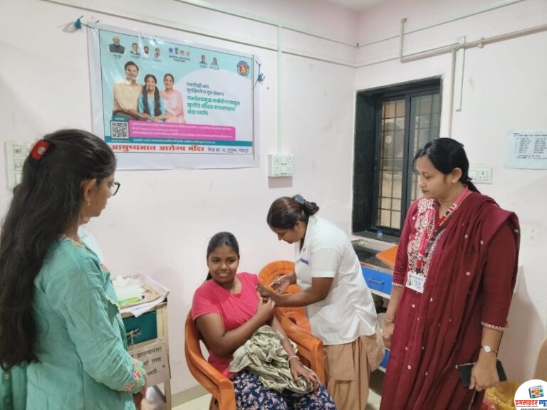 चंद्रपूर महानगरपालिका क्षेत्रात एचपीव्ही लसीकरण मोहिमेला सुरुवात