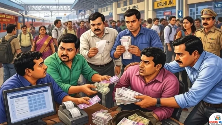 टिकट कालाबाजारी का भंडाफोड़