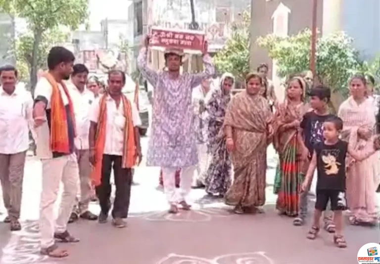 सती अनुसया माता श्रीचरण पादुकांचे कांद्री येथे दर्शना लाभ