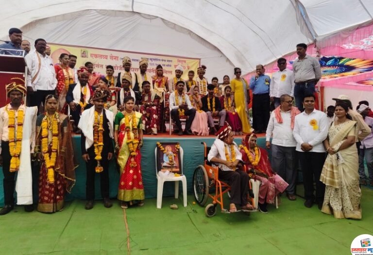 अनाठाई खर्चाला फाटा देत गणेशपुरात रंगला १७ वा निशुल्क सामुदायिक विवाह सोहळा