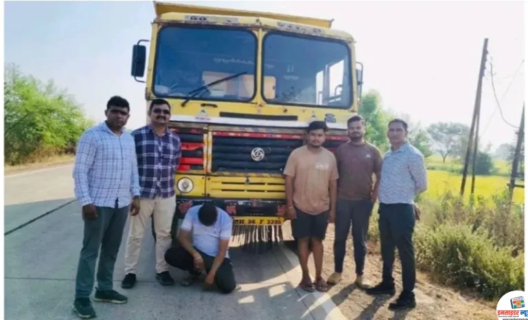 पवनी तालुक्यात अवैध रेती वाहतुकीवर स्थानिक गुन्हे शाखेचा छापा; २० लाख ३० हजारांचा मुद्देमाल जप्त