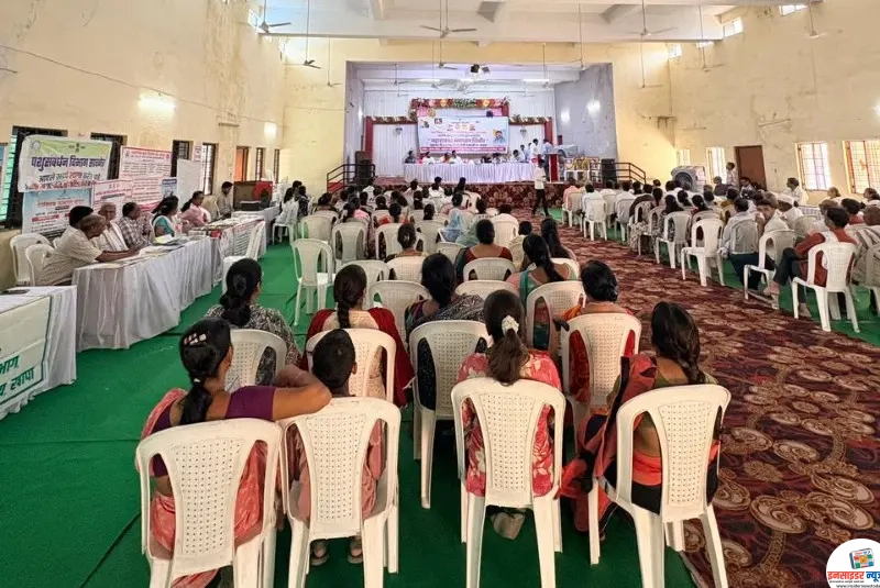 शिबीरात ५५० लाभार्थ्यांचे झाले समाधान शिबीरात ५५० लाभार्थ्यांचे झाले समाधान