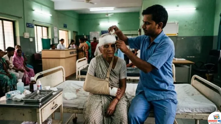 अस्पताल पहुंचाने के बहाने लूट