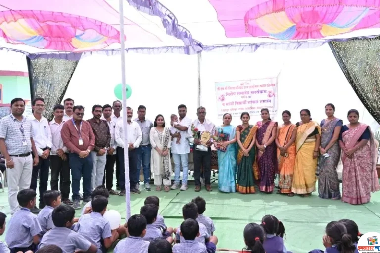 पीएमश्री जि प शाळा दहेगाव येथे शाळा पूर्व तयारी मेळावा, विद्यार्थी व सेवानिवृत्त शिक्षकांचा निरोप समारंभ 