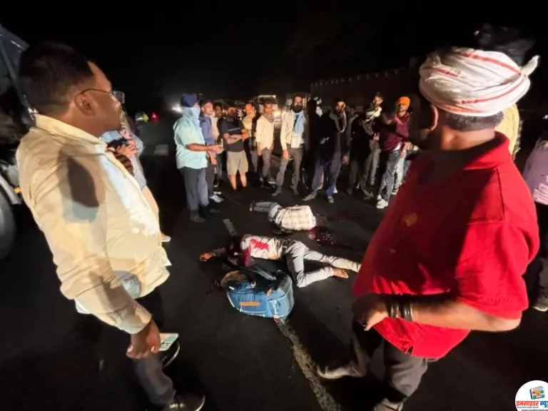 वडोदा फाटा पर भीषण सड़क हादसा