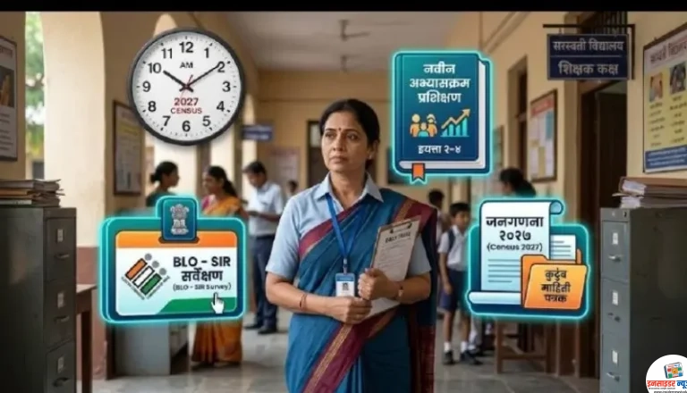 जनगणना आणि SIR च्या कामामुळे शिक्षकांच्या प्रशिक्षणाचे वेळापत्रक बदलले