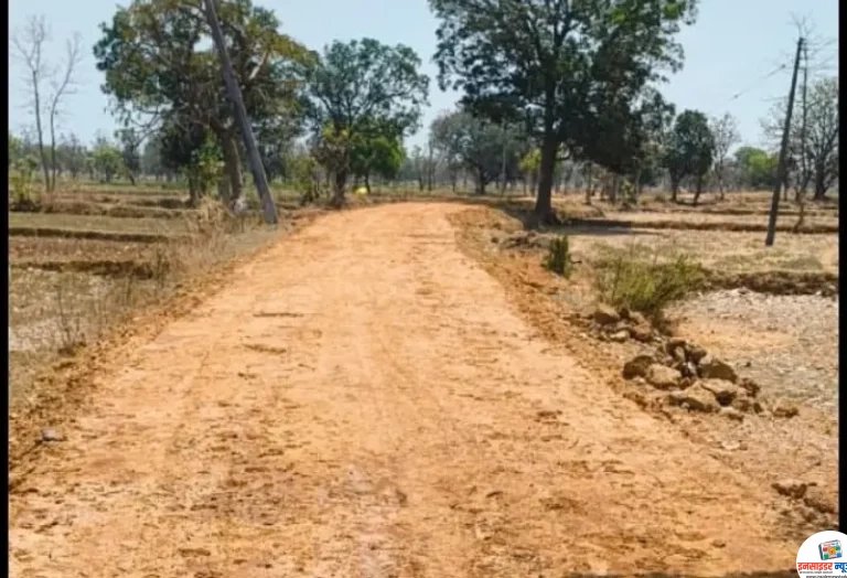 मातोश्री पगडंडी सड़क निर्माण में नियमों की धज्जियां?