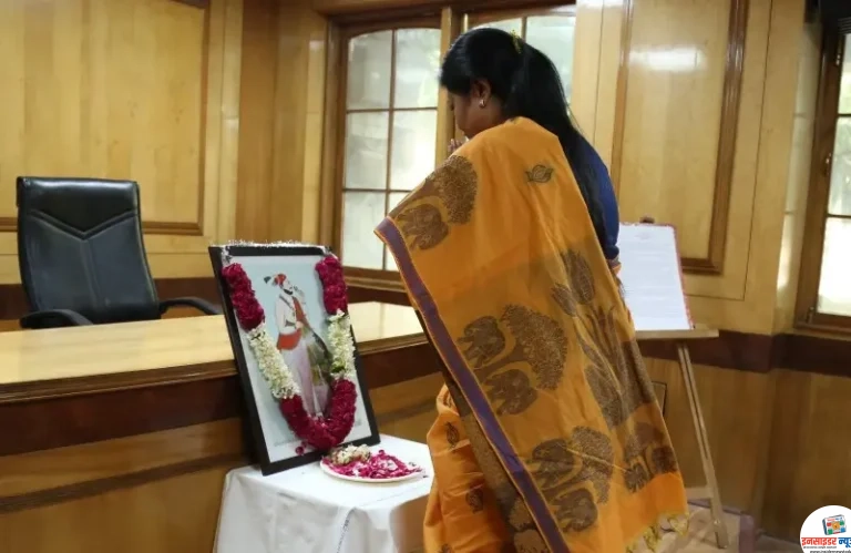 राजधानीत छत्रपती संभाजी महाराज यांना जयंतीनिमित्त अभिवादन
