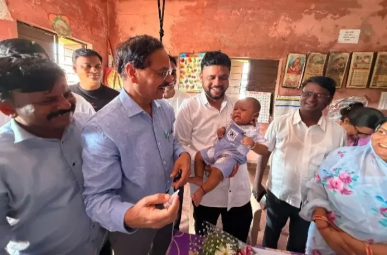 आमदार राजीव पोतदार यांचे हस्ते कन्हान येथे ‘पल्स पोलिओ अभियान २०२६’ चा शुभारंभ