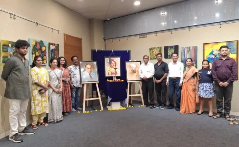 छत्रपति शाहू महाराज आर्ट गैलरी में चित्रकारों की चित्रकला प्रदर्शनी का उत्साहपूर्ण शुभारंभ