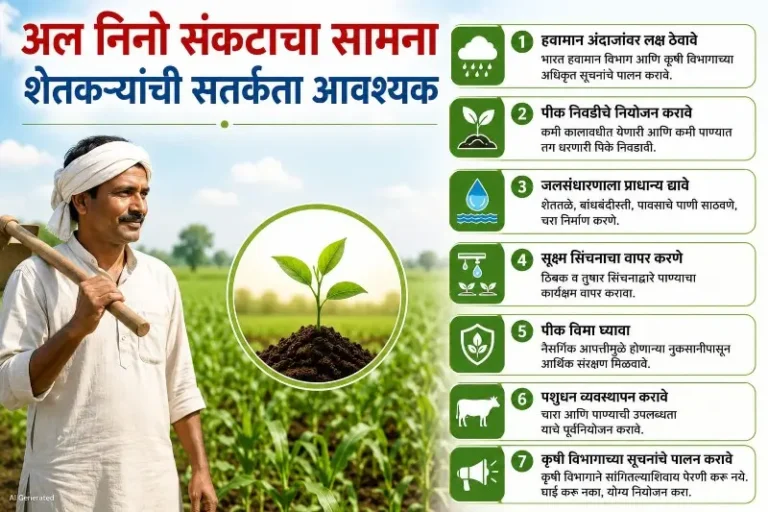 अल निनो : संकटाचा सामना शेतकऱ्यांची सतर्कता आवश्यक