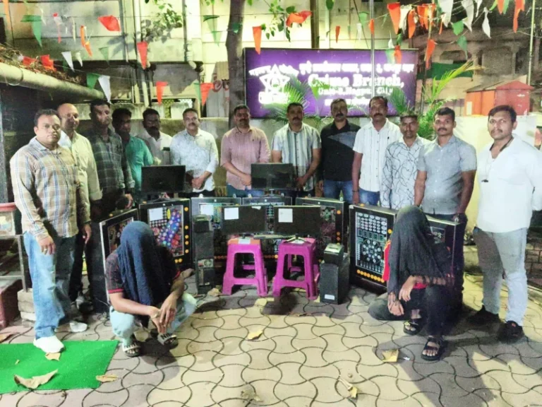 क्राइम ब्रांच की रेड में खुला ऑनलाइन लॉटरी-सट्टे का अड्डा