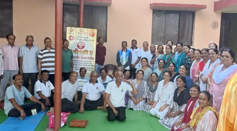 नि:शुल्क योग संस्कार शिबिराची यशस्वीपणे सांगता