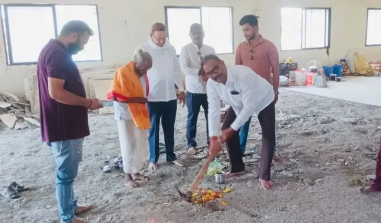 श्री नटवर बालाजी मंदिर समाज भवन दुरुस्तीसाठी ३० लाखांचा निधी; भूमिपूजन सोहळा उत्साहात