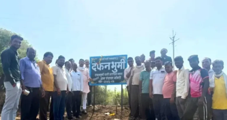 भोवरी येथे नाला खोलीकरनाचे भूमिपूजन