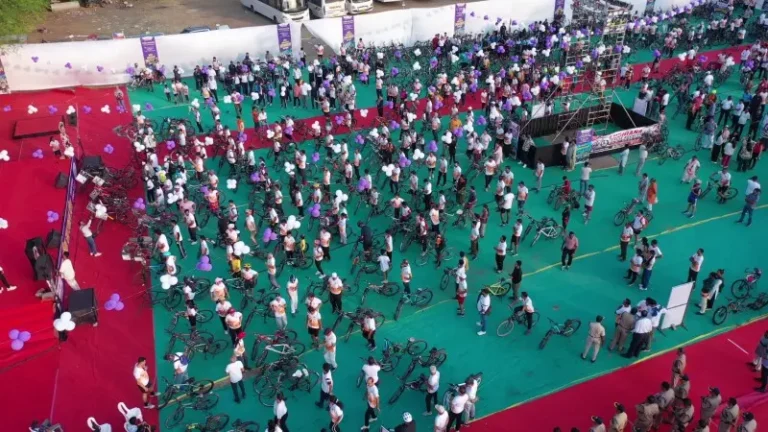 हरीत भविष्यासाठी नागपूरकरांची सायकल स्वारी