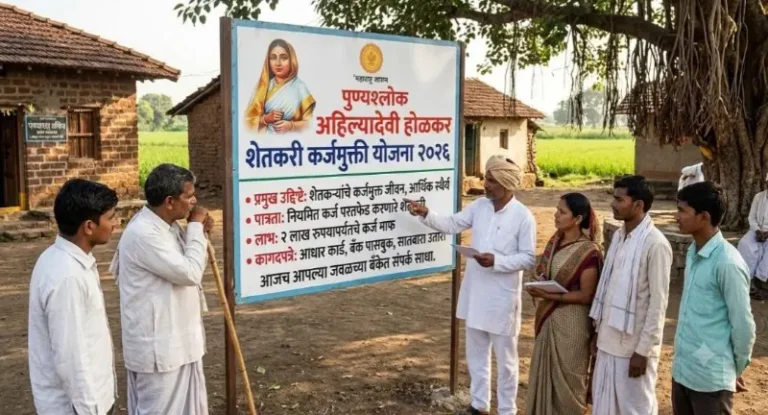 “पुण्यश्लोक अहिल्यादेवी होळकर शेतकरी कर्जमुक्ती”