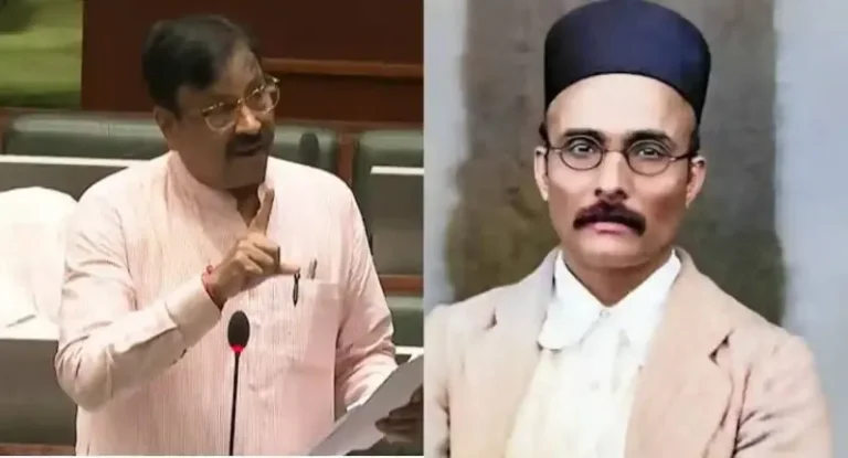 स्वातंत्र्यवीर सावरकरांना भारतरत्न देण्याबाबतचे आश्वासन पूर्ण न झाल्याने आमदार सुधीर मुनगंटीवार यांचा हक्कभंगाचा प्रस्ताव