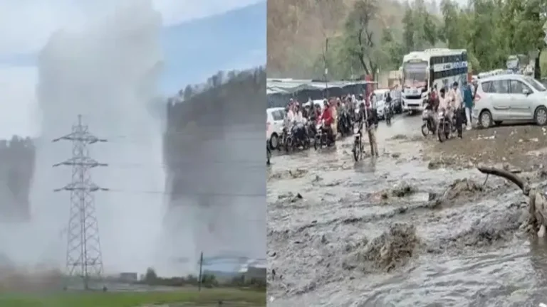 इंदौर में पाइपलाइन फटने से मची तबाही