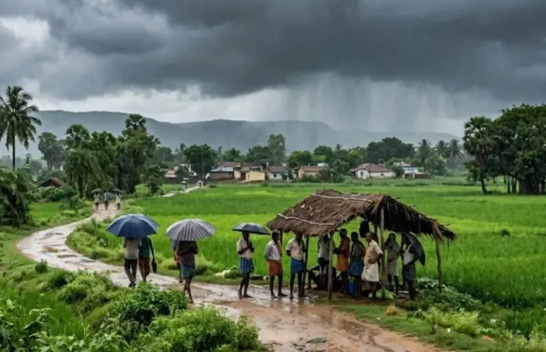मृगाच्या सरींनी पिकांना जीवदान; मृगाच्या पावसाने शेतकऱ्यांच्या चेहऱ्यावर फुलले हास्य