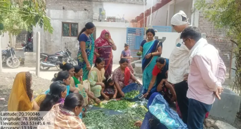 झाशीची राणी अंतरगाव गटाची विषमुक्त शेतीकडे वाटचाल